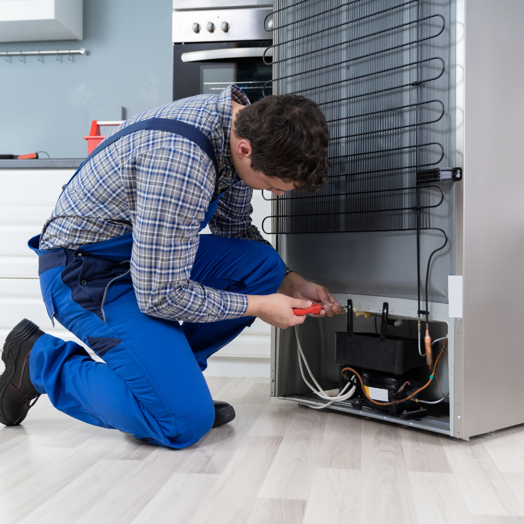 Blue Orange Minimalist Air Conditioning Repair Services Instagram Post 11